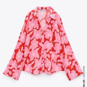 Zara long sleeve blouse